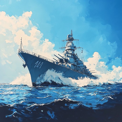 This majestic instrumental track features a full orchestra, powerful brass sections, and sweeping strings that evoke the grandeur and strength of the russian navy. The composition builds up to a crescendo, embodying the spirit of exploration, determination, and victory on the high seas.