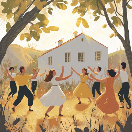 This energetic and joyous polka piece pulls listeners into a rustic outdoor celebration with its spirited accordion solos and infectious rhythms. Imagine dancing in the countryside, surrounded by vibrant laughter and radiant sunshine.