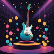 modern funky beats, uplifting guitar solos.