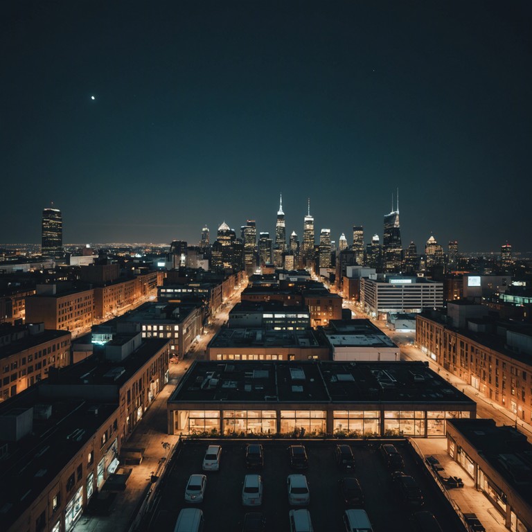 Creating a soundtrack for night owls, this piece blends shimmery jazz melodies with infectious house beats, embodying the elegance and energy of a city at night.