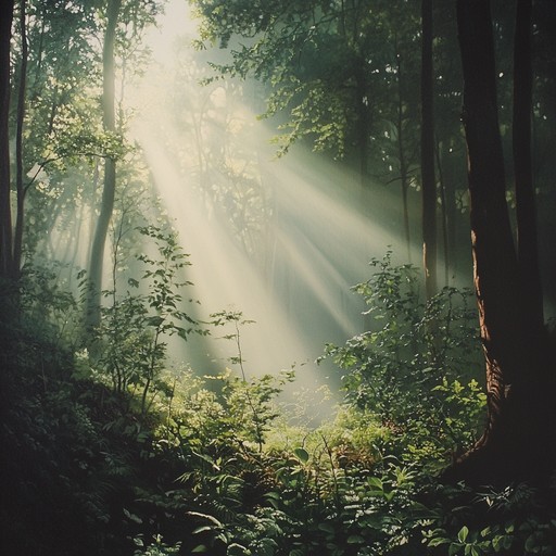 An immersive experience combining field recordings of forest sounds with gentle ambient music, leading listeners on a peaceful journey through nature. The track creates a surreal and calming atmosphere, making it perfect for relaxation and meditation