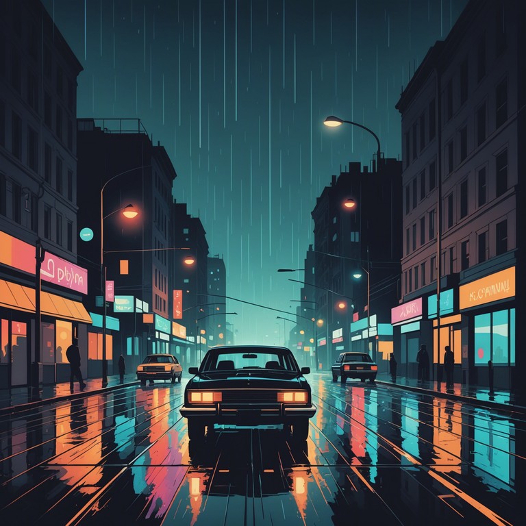 Imagine a late night drive through a city bathed in neon lights, reflecting off your car as a smooth, bass heavy beat underscores the haunting pull of nostalgic thoughts. This track encapsulates the essence of nocturnal wistfulness, layered with deep bass loops and the evocative sound of an electric piano