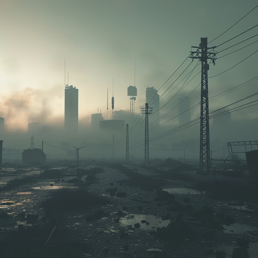 This instrumental track paints a haunting picture of a post-apocalyptic world, with heavy, distorted guitars, pounding drums, and eerie electronic textures creating an atmosphere of despair and isolation. The relentless rhythm and dissonant chords evoke images of abandoned cities and the struggle for survival in a harsh, unforgiving landscape.