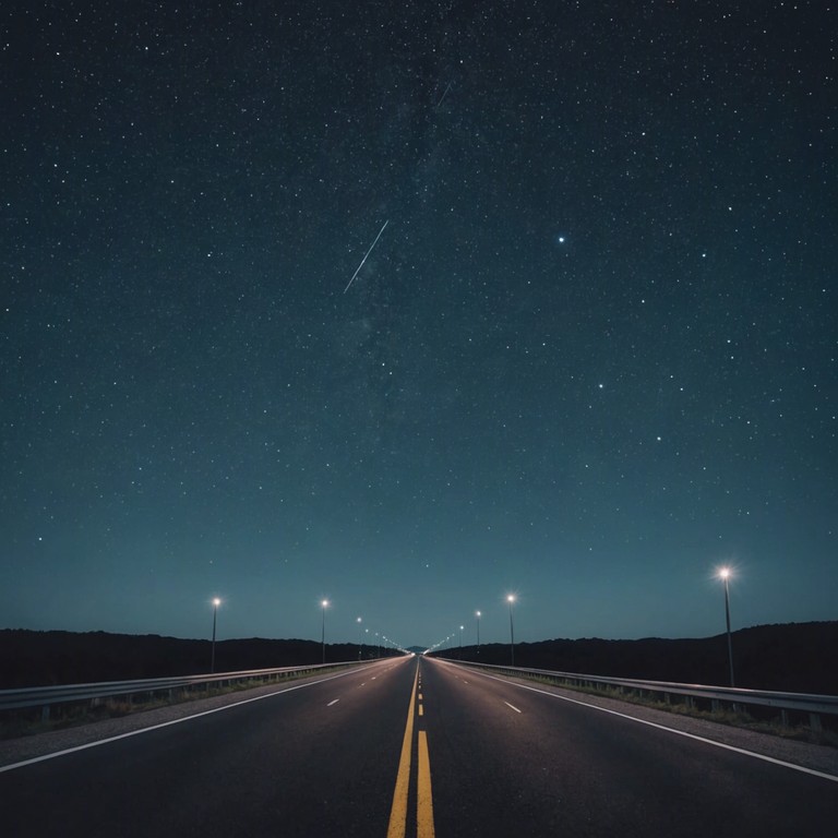 Perfect for night drives, this track uses calm, wave like synth sounds to create a peaceful yet emotional exploration of inner thoughts while passing through the illuminated city. The music enhances the feeling of solitude and tranquility, perfect for contemplation.