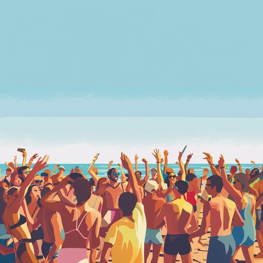 An energetic dance track featuring upbeat rhythms and sunlit melodies, perfect for summer festivals and beach parties. The song captures the essence of a warm, carefree day, making listeners want to dance from start to finish, surrounded by friends and good vibes.