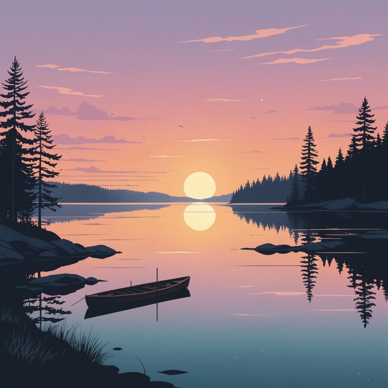 This track embodies the serene beauty of a finnish lakeside at twilight, blending traditional melodies with contemporary suomipop elements. The composition is intended to evoke feelings of tranquility and nostalgia, perfect for unwinding or reflecting. Composed primarily with a soft, melodic harmonica, this instrumental piece merges the cultural depth of finland with modern pop sensibilities.