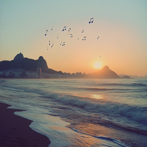 A cheerful instrumental bossa nova piece that embodies the vibrant energy and warmth of brazil's seaside culture, featuring smooth acoustic guitar and gentle percussion to evoke images of sun, sand, and sea.