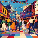 festive beats with traditional balkan flair, lively rhythms.