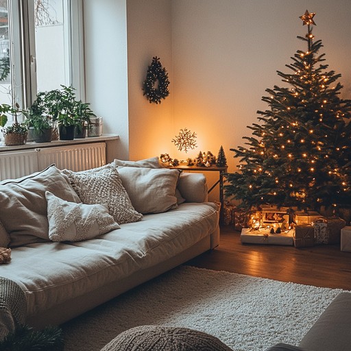 A relaxed and cozy instrumental track that blends festive holiday melodies with a modern urban lofi beat. Jingly bells and warm, ambient textures evoke feelings of nostalgia, warmth, and celebration, perfect for winter evenings.