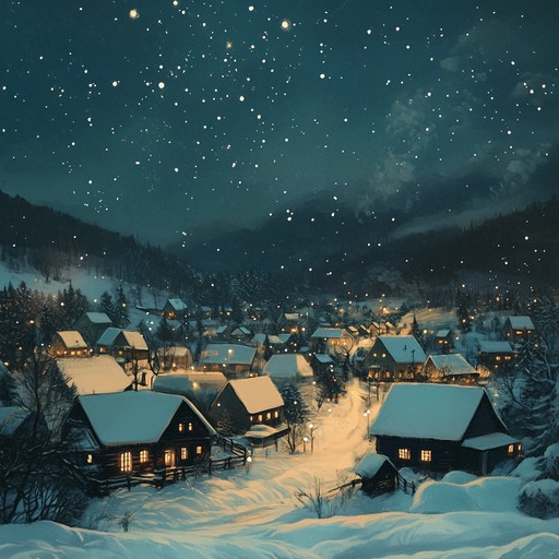 Interweaving celestial chimes with atmospheric synths, this instrumental piece radiates the quiet beauty of winter. The melody flows gently, akin to a peaceful snowfall, encapsulating the reflective and heartwarming essence of the holiday season.