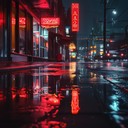 a dreamy instrumental phonk journey through neon lit city streets