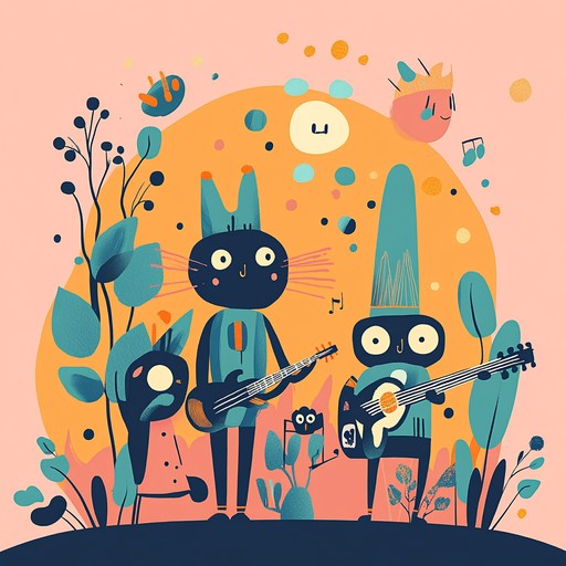 An upbeat and whimsical instrumental hip hop song filled with imaginative melodies, rhythmic beatboxing, and playful vibes reminiscent of joyful cartoons. Ideal for adding a burst of happiness to your day.