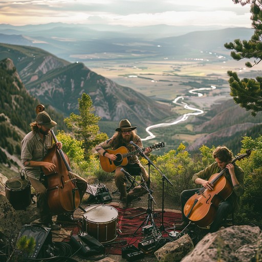 Experience a banjo driven journey through epic landscapes, blending traditional bluegrass with soaring emotional peaks. The dynamic composition evolves from gentle arpeggios to powerful, heart racing melodies that capture the majesty of nature.