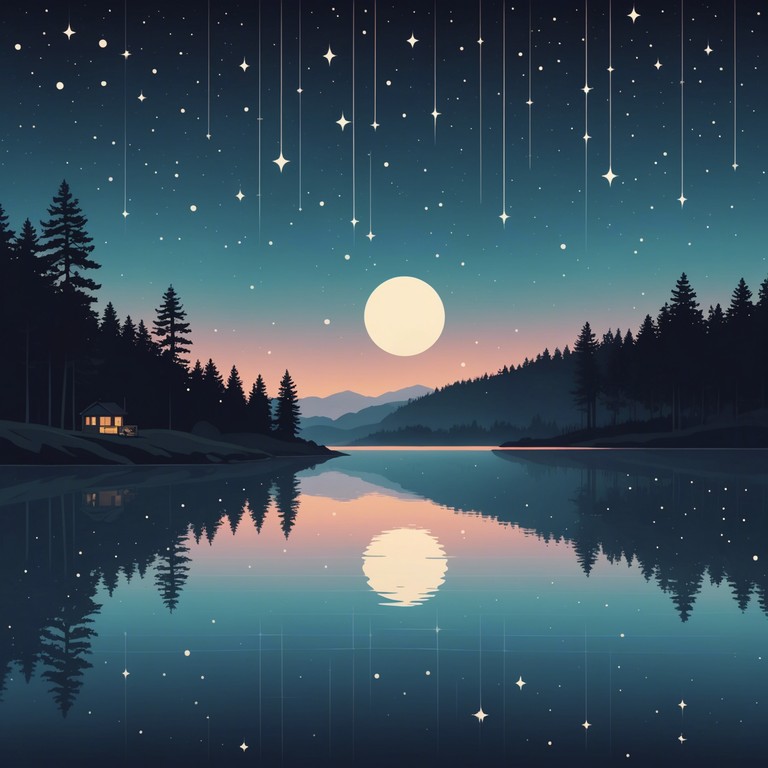 This composition is a gentle, dreamlike waltz designed to evoke the feelings of a midnight stroll under a starlit sky. With its flowing rhythm and soothing melody, it transports the listener to a world of serene beauty and quiet reflection, making it perfect for contemplative moments or relaxing evenings.