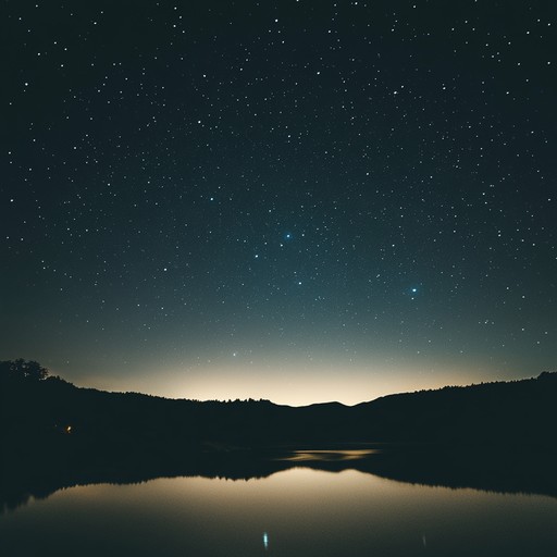 An instrumental track that captures the tranquility of lying under a clear night sky filled with stars, bringing a sense of peace and relaxation.