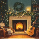 a soothing festive tune evoking warmth and joyful gatherings.