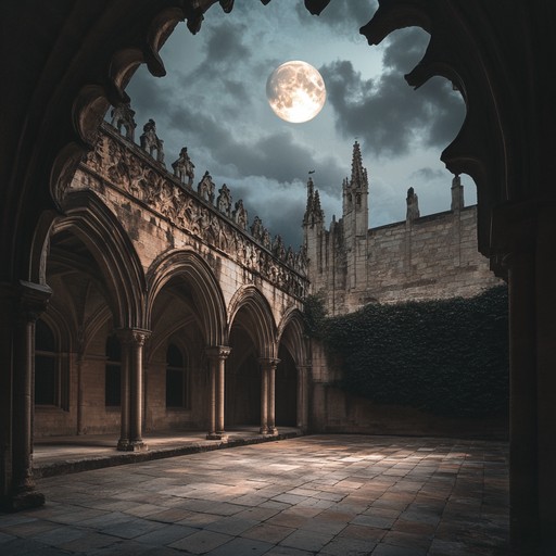 A haunting yet calming instrumental capturing the quiet elegance of a midnight landscape. The gothic undertones are complemented by gentle keyboard harmonies that encourage deep emotional reflection. Perfect for serene moments of introspection and melancholy beauty.