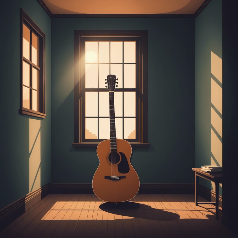 This track is built around the sultry tones of an acoustic guitar, complemented by a hauntingly soft vocal echo that enhances the intimacy of a moonlit serenade. The minimalist approach, combined with a mellow tempo and occasional whisper like synth effects, creates a deep emotional ambiance perfect for reflective moments.