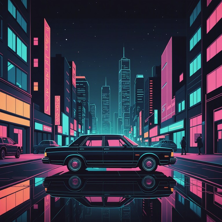 This track features a dynamic blend of classic new jack swing elements with a modern twist, incorporating vibrant beats and smooth, melodic lines that reflect the bustling city life at night. Perfect for a lively evening drive or a nostalgic trip back to the 90s era of upbeat and sleek rhythms.