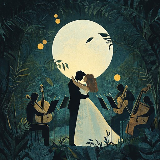 Embark on a dreamy serenade that bathes listeners in the soft glow of moonlight and the warmth of romance. This orchestral track uses the violin to paint scenes of intimate night dances, with a background of gentle harps and emotional strings that swell with restrained passion.