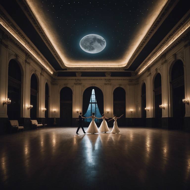 This alternative track invites listeners into an immersive, intimate dance experience, emphasizing nuanced highs and lows to portray a story of a romantic encounter in an old fashioned, moonlit ballroom setting.