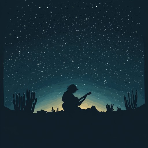 An instrumental piece that blends the sensuality of haunting slide guitar melodies, evoking the mystique of a western desert night under the stars.