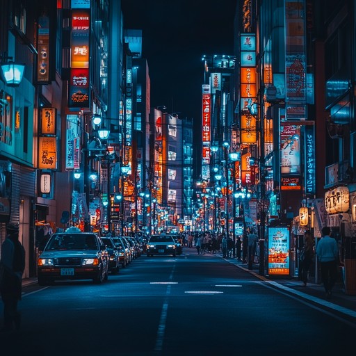 This track offers an irresistible blend of funky basslines, bright synths, and energetic rhythms, perfect for capturing the vibrant essence of tokyo's nightlife. The melody is infectious, interweaving modern pop sensibilities with a classic funk edge, creating a cinematic soundscape that resonates with youthful exuberance.