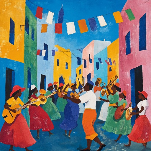 Envision the sheer joy of a cuban street fiesta, with its rhythmic and lively afro cuban beats. Featuring animated brass and a dynamic piano, this composition channels the festive spirit that turns everyday streets into joyous dance floors