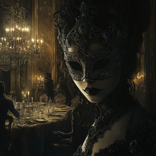 Explore a shadowy cabaret filled with haunting piano melodies and vintage theatrical flair. The powerful yet eerie rhythms pull listeners into an enigmatic world of dark secrets and enigmatic masquerades.