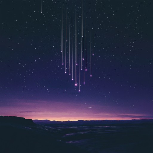 A track that encapsulates the experience of dancing under a star filled sky with smooth, undulating rhythms that engage and transport the listener to a serene, enchanted night. The soundscape combines ethereal synths with a deep bass groove that pulses like the heart of the night itself.