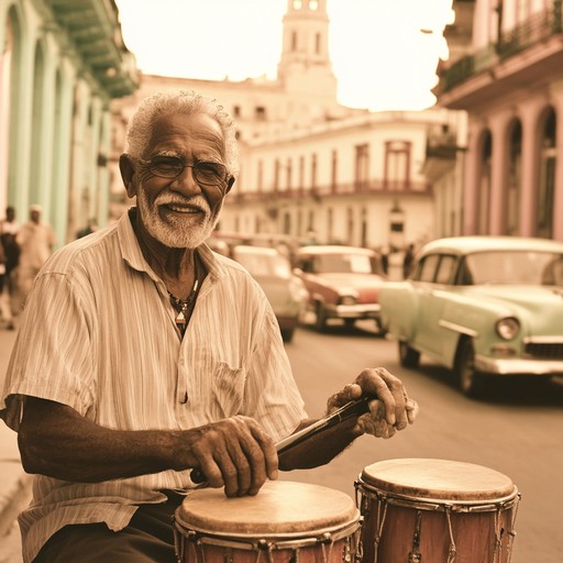 A soulful journey through the streets of havana, this instrumental piece fuses the rich rhythms of afro cuban percussion with heartfelt melodies. The track starts with a gentle conga beat, gradually weaving in the sounds of the guitar and piano, creating a tapestry of longing and nostalgia. As the song progresses, the addition of horns and strings amplifies the emotional depth, evoking a sense of missing a place or time long gone.