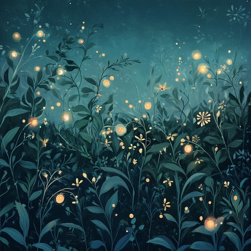 A soothing blend of gentle synths and mellow guitar, this track evokes the feeling of an evening in a mystical garden filled with glowing fireflies and soft, fragrant breezes. Perfect for relaxation or contemplative moments.