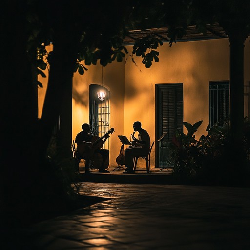 Explore the enigmatic night streets of havana, guided by deep, resonant conga beats. The music paints a picture of ancient afro cuban traditions, wrapping you in a cloak of mystery and adventure.