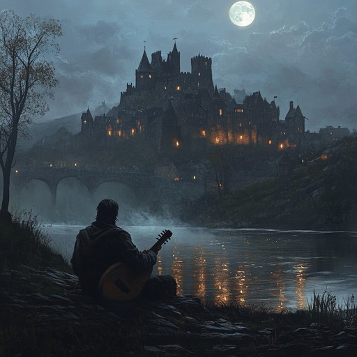 A gentle instrumental played on lute, inspired by medieval troubadour songs, expressing feelings of love, warmth, and peaceful nostalgia, as if whispering tales by a warm hearth under starlit skies.