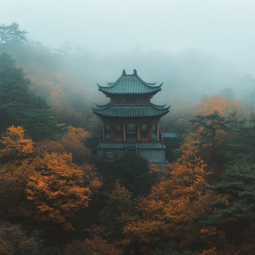 In this composition, the haunting sound of a traditional japanese shakuhachi flute captures the essence of winds whispering secrets through ancient, crumbling temples. This atmospheric piece evokes a spirit of mystery and reverence, as if the listener is transported through time to witness the majesty of lost civilizations.