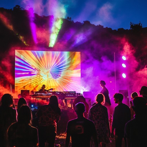 Immerse yourself in a vibrant fusion of global beats and futuristic synth for an electrifying and dynamic celebration, pushing the boundaries of time and culture