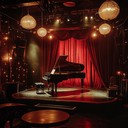 a sultry piano piece evokes a vintage parisian cabaret ambiance.