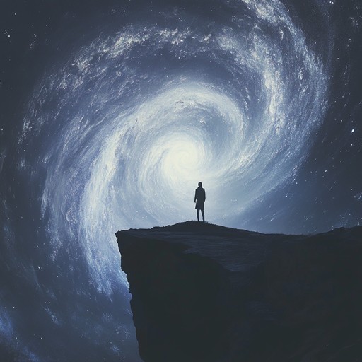 Experience a tranquil voyage through ethereal realms where the boundaries between reality and dreams blur. Soothing synthesizer tones blend seamlessly, creating a tapestry of sound that mirrors the vast expanse of the night sky. This composition invites listeners to lose themselves in the serene embrace of celestial wonders.