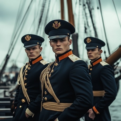 With rousing melodies and vivid rhythms, this instrumental honors russian naval heritage, blending folk traditions with modern orchestration for a powerful and majestic sound.