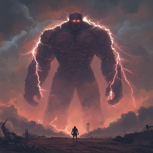 This instrumental track evokes myths and legends where titanic forces clash. The electrifying combination of hip hop beats and metal riffs create a powerful, energizing wave. Strings add a majestic touch, driving the listener through an auditory adventure full of suspense, danger, and ultimate triumph.