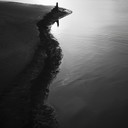 capturing solitude by the sea