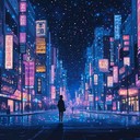 a gentle synthwave journey through nostalgic neon lit cityscapes.