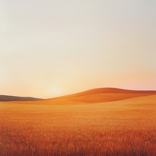 An instrumental soft rock piece that gently unfolds like a warm breeze over golden wheat fields at sunset, evoking feelings of peace, nostalgia, and quiet joy.