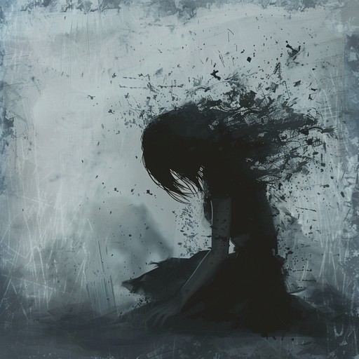 The slow, haunting melody is carried by a solo violin, accompanied by a mournful cello and sparse piano chords. The music builds gradually, with the strings becoming more urgent and the piano more insistent, before reaching a climax of emotional intensity. The piece then fades away, leaving a sense of unresolved sadness and longing.