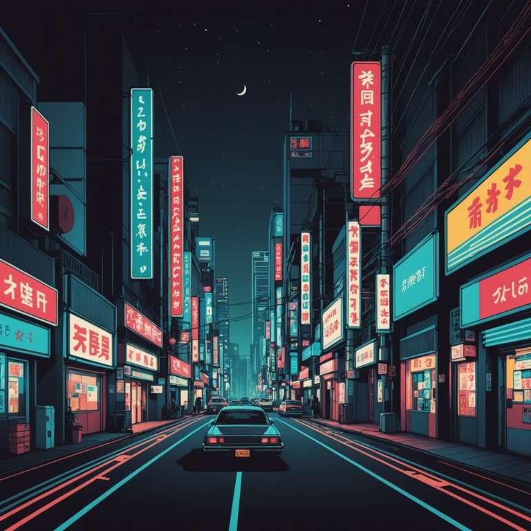 This instrumental track embodies the neon lit hustle of tokyo's nightlife, where sophisticated new wave melodies blend with modern synth sounds creating a landscape of urban solitude and the endless quest for meaning in the neon glow. Ideal for immersive night drive scenes or reflective moments in urban settings