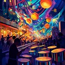 an energetic blend capturing lively spirit of street celebrations