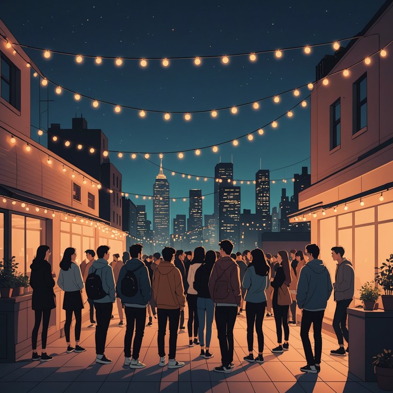 Imagine cruising through the city streets, the neon glowing vibrantly as the upbeat melodies of this electropop track provide the soundtrack to your night. The energetic pulses mirror the excitement of urban exploration and youthful zest.