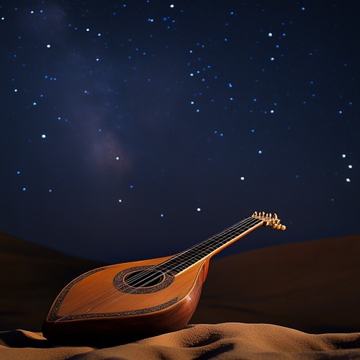 A contemplative oud piece that resonates with the quiet whispers of desert winds, leading listeners through a journey of self discovery and tranquility.