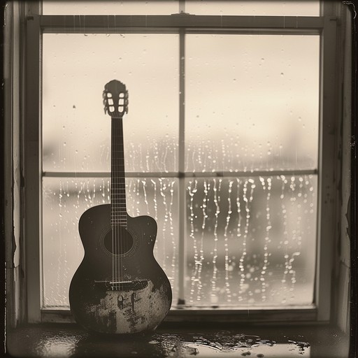 A poignant composition with soft guitar strings that gently weep, drawing out memories of lost moments and unspoken words. Each note rings with melancholy, fitting perfectly into a reflective, sadcore ambiance, evoking deep emotional responses. The understated arrangement allows listeners to immerse themselves in personal reflections of past experiences.