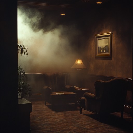 A haunting melody flows through smoky, dimly lit lounges, creating an eerie yet captivating atmosphere. The use of minor keys and slow tempo, with careful underscoring by baritone saxophone, gives the track an ominous yet luxurious vibe, perfect for late night reflections or mysterious rendezvous.